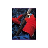 thumbnail of Luvas Anti Calor Size10 Vermelho - Luvas de Couro Cow Scab Cuff 15cm Proteção Térmica para Soldadura, Metalurgia