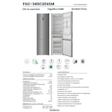 thumbnail of Frigorífico combinado INFINITON FGC-345C20XEM, 330 l, 201 cm, Total No Frost, E, Inox