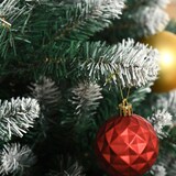 thumbnail of HOMCOM Árbol de Navidad de 2012 Ramas con Soporte Metálico Árbol 210 cm Puntas Blancas Artificial de Navidad Realista para Interiores Verde