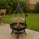 thumbnail of WellHome - Barbacoa y brasero 2 en 1 altura ajustable 127cm