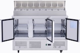 thumbnail of ICE-A-COOL 3 türige Belegstation mit Edelstahldeckel inklusive 8 * GN1/6, 380 Liter Kapazität