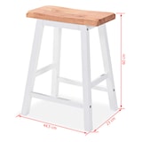 thumbnail of vidaXL Bar Set 3 Stück MDF Weiß