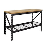 thumbnail of Werkbank höhenverstellbar 500 Kg 153x62x99 cm Hartholzplatte Werktisch Arbeitstisch Werkstatttisch