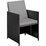 thumbnail of tectake Salon de jardin MALAGA 10 places avec housse de protection - noir/gris - 404319