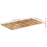 thumbnail of vidaXL Tafelblad 15-16 mm 120x60 cm massief mangohout