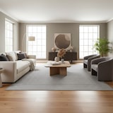 thumbnail of Teppich Outdoor Bordüre Wetterfest Waschbar Strapazierfähig Balkon Terrasse Küche OEKO-TEX Grau 280x370 cm – VENTOUX von Kadima Design