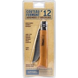 thumbnail of Opinel Taschenmesser No. 12 Carbonklinge mit Holzgriff