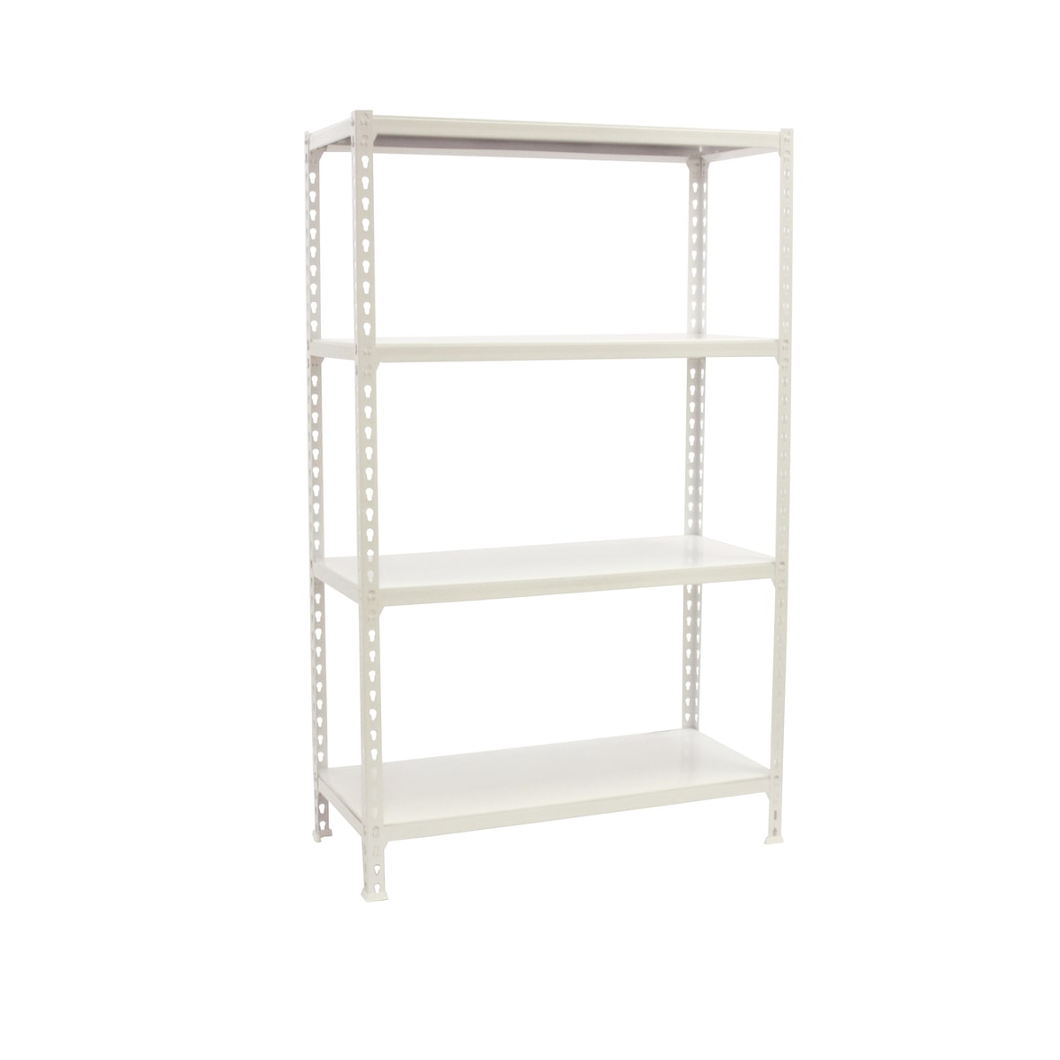 SimonRack Scaffali Metallo Garage 1500x1100x500 mm, 4 Ripiani in Acciaio, 200 kg per Ripiano, Bianco – Simonclick