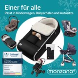 thumbnail of MONZANA® Babyfußsack Basic Schwarz