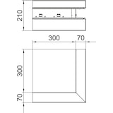 thumbnail of OBO Bettermann Außeneck GS-AA70210RW 6278010