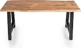 thumbnail of SalesFever Tisch Akazie 180x90 cm Massiv | Natur Baumkante 3,5 cm stark | mit A-Gestell Schwarz