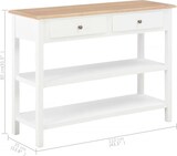 thumbnail of vidaXL Sideboard Weiß 110×35×80 cm MDF