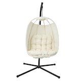 thumbnail of SVITA NELLY hangstoel met frame opklapbare hangstoel hangzit hangmand beige