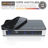 thumbnail of Primewire 3-Port HDMI UHD 4k 60Hz Umschalter inkl. Fernbedienung 1x HDMI OUT / 3x HDMI IN