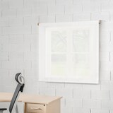 thumbnail of Estore Rocada 220cm comprimento x 140cm altura - cortina em linho branco com mecânica bege