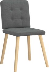 thumbnail of vidaXL Esszimmerstühle 4 Stk. Dunkelgrau Stoff