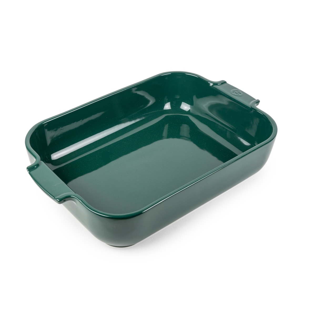 PEUGEOT Keramik Auflaufform APOLLIA 36cm Rechteckig Waldgrün Spülmaschinenfest