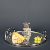thumbnail of Piques apéritif argent avec support fromage - lot de 6