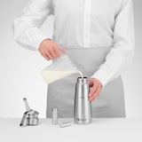 thumbnail of Hendi Sahnespender Profi Line aus Edelstahl und 1 Liter nicht nur für Sahne