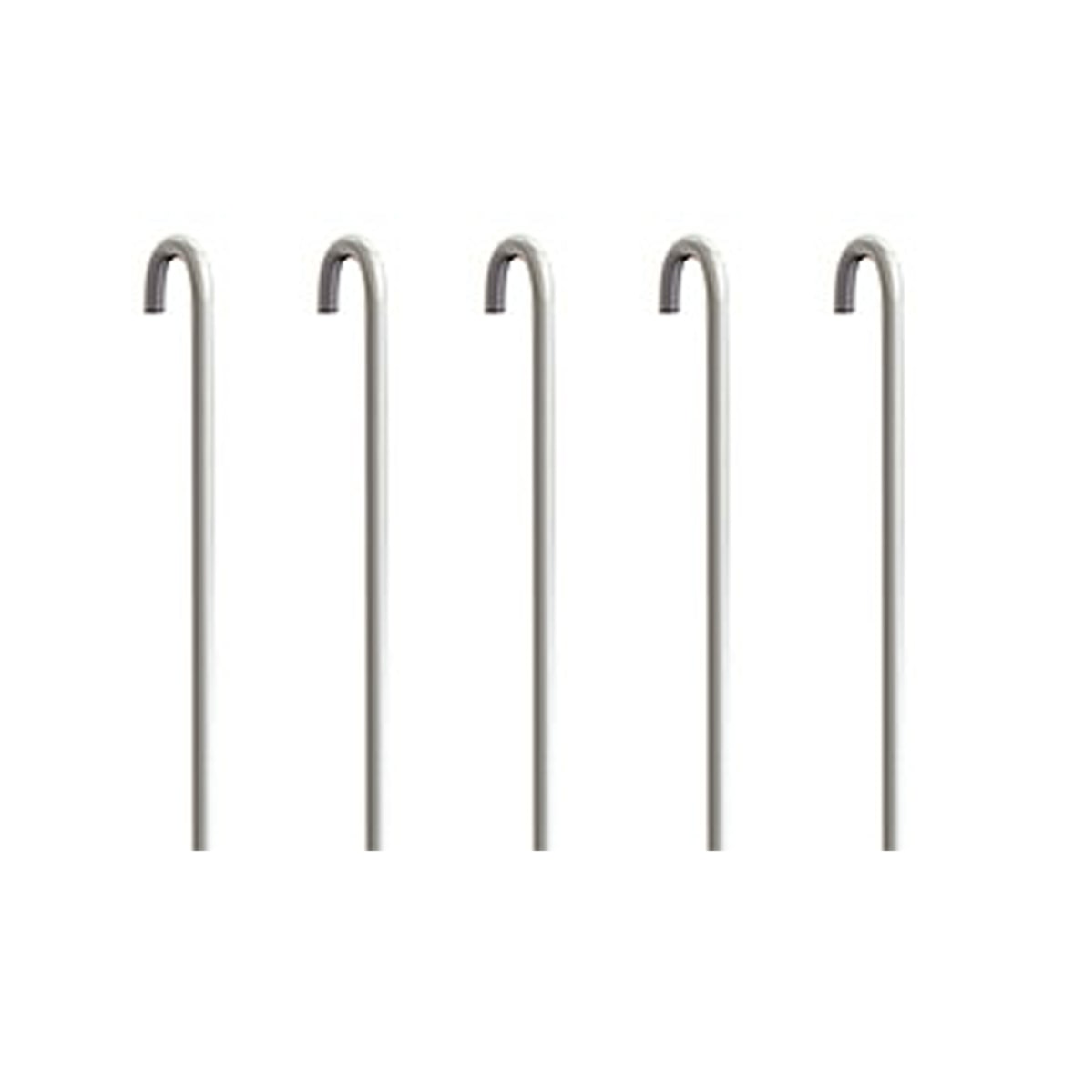 Pack 5 tiges métalliques blanches en U 2 mm pour Cimaise - Accessoire Cimaise Artiteq 100 cm