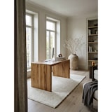 thumbnail of Schreibtisch BOHA Massiv-Holz Akazie Computertisch 140 cm breit Echtholz Design Ablage Büro-Tisch