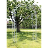 thumbnail of DanDiBo Rosenbogen Verzinkt Breite 140 cm Rundbogen Feuerverzinkt Wetterfest Massiv Volleisen Rankhilfe