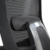 thumbnail of Sedia da ufficio NOVA PRO ALU stoffa nera hjh OFFICE