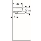 thumbnail of Geberit Handwaschbecken RENOVA PLAN m HL