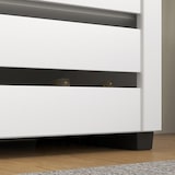 thumbnail of HOMCOM Mobile Scarpiera a 5 Livelli con Ante a Doghe in Legno Bianco