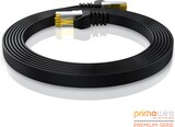 thumbnail of Primewire 5x LAN-Kabel CAT.7, RJ-45 (Ethernet), CAT 7 Flachband U/FTP Gigabit Netzwerkkabel 10 Gbit/s Patchkabel - 1m
