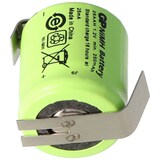 thumbnail of Akku passend für Sanyo N-110AA Akku NiMH 1/3 AA Mignon mit Lötfahne Z-Form