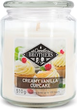 thumbnail of Duftkerze Candle Brothers Creamy Vanilla Cupcake, Kerze im Glas, 2 Dochte, 510g, 100h Brenndauer, Raumduftkerze, creme