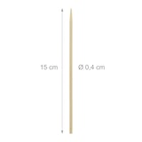 thumbnail of Relaxdays Cake Pop Stiele, 1000 Stück, 15 cm lang, Lollipop Sticks aus Bambus, Popcake Stäbchen, Kuchen am Stiel, natur