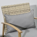 thumbnail of Conjunto de Cadeiras e Mesa em Vime com Estrutura de Alumínio Inclui 2 Cadeiras 1 Mesa de Vidro Temperado Natural e Marróm