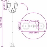 thumbnail of vidaXL Garten-Licht Bronze 68 x 20 x 235 cm Aluminium und Glas