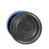 thumbnail of Bidón de plástico con boca ancha de 65 L | hermetico cierre ballesta| Alimentario | Con Asas | Azul -