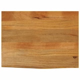 thumbnail of Piano Tavolo Bordi Vivi 70x60x3,8 Cm In Legno Massello Di Mango