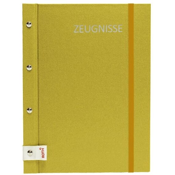Roth 88565 Zeugnismappe - 12 Hüllen, gold