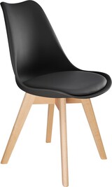 thumbnail of tectake Sillas de comedor FREDERIKKE - Juego de 4 negro/negro