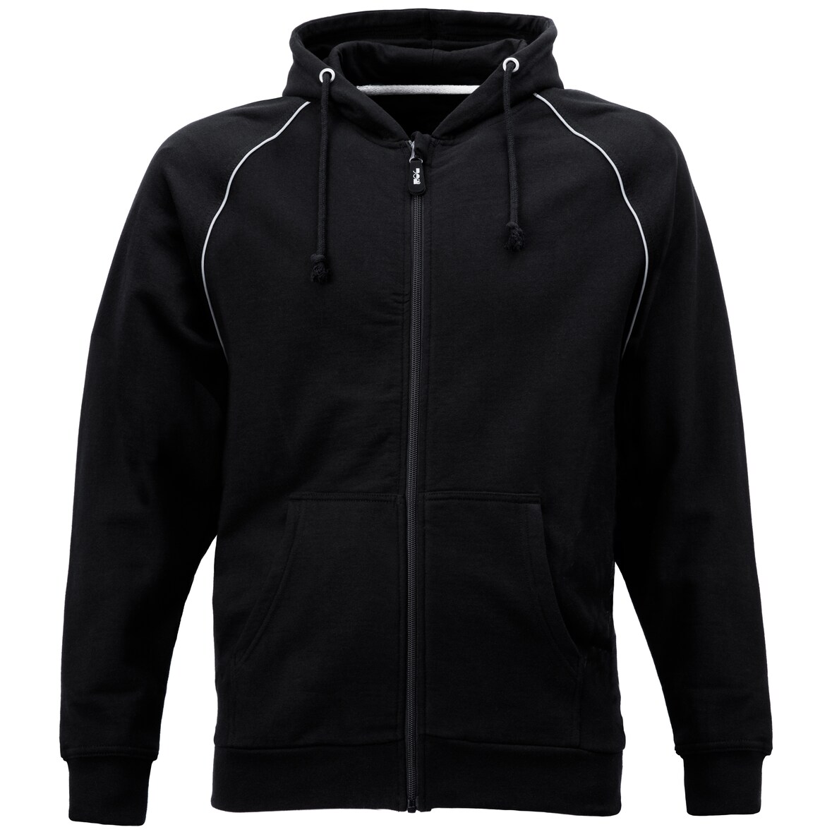 JOB Hoodie Sweatjacke BOCHOLT Schwarz 340g Neutral ohne Logo 3XL