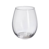 thumbnail of WellHome - Set van 4 glazen van 420 ml met gestreept design, Ø6x10,5 cm