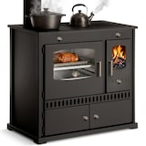 thumbnail of Küchenofen Holzherd P ECO INOX Edelstahlbackfach, linke Version