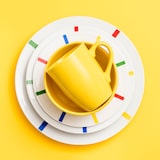 thumbnail of Benetton - 12-teiliges Geschirrset aus hochwertigem Steingut, verschiedene Farben