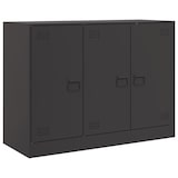 thumbnail of vidaXL Dressoir 99x39x73 cm staal zwart