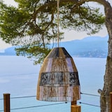 thumbnail of Lumisky ZAHARA Solar-Pendelleuchte, 50 cm Durchmesser, 5 m Länge Seil Beige