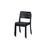 thumbnail of METRO Professional Chaise de terrasse BASALT, empilable, acier, gris foncé