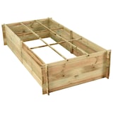 thumbnail of Helloshop26 - Fioriera per ortaggi in legno di pino impregnato 197 x 100 x 40 cm 02_0000838