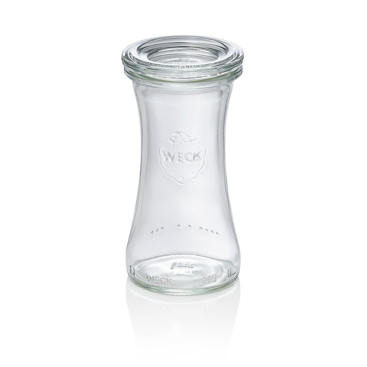 WAS Germany - Delikatessenglas Weck®, 6-teilig, 100 ml, Glas