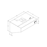 thumbnail of Wandafzuigkap 1000 x 700 x 520 mm met aftapkraan