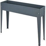 thumbnail of tectake Carré Potager sur pied CALENDULA avec trou de drainage 98,5x26x82,5cm 98,5 x 26 x 82,5 cm Gris Anthracite